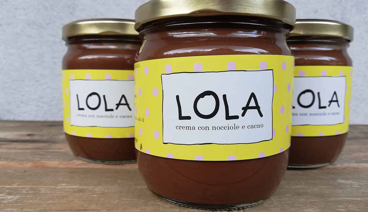 Lola, crema con nocciole e cacao